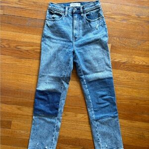 Abercrombie & Fitch Jeans, High waisted straight leg. Stretch.